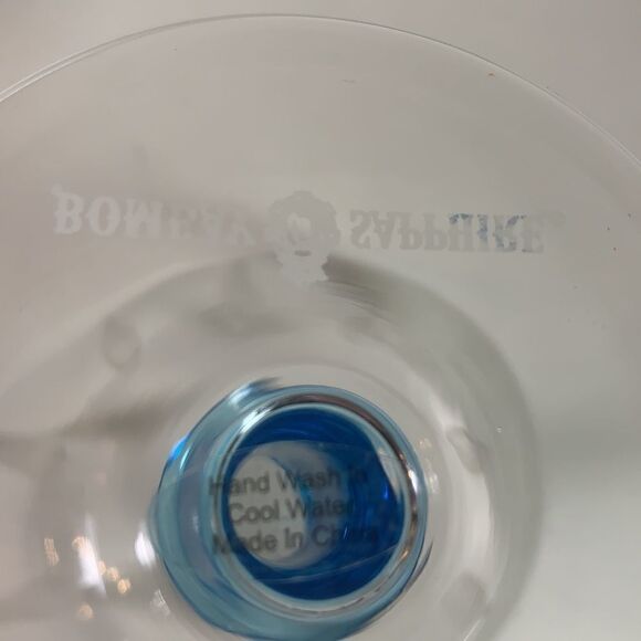 Set 2 Vintage Bombay Sapphire Gin Martini Glasses - Picture 9 of 10
